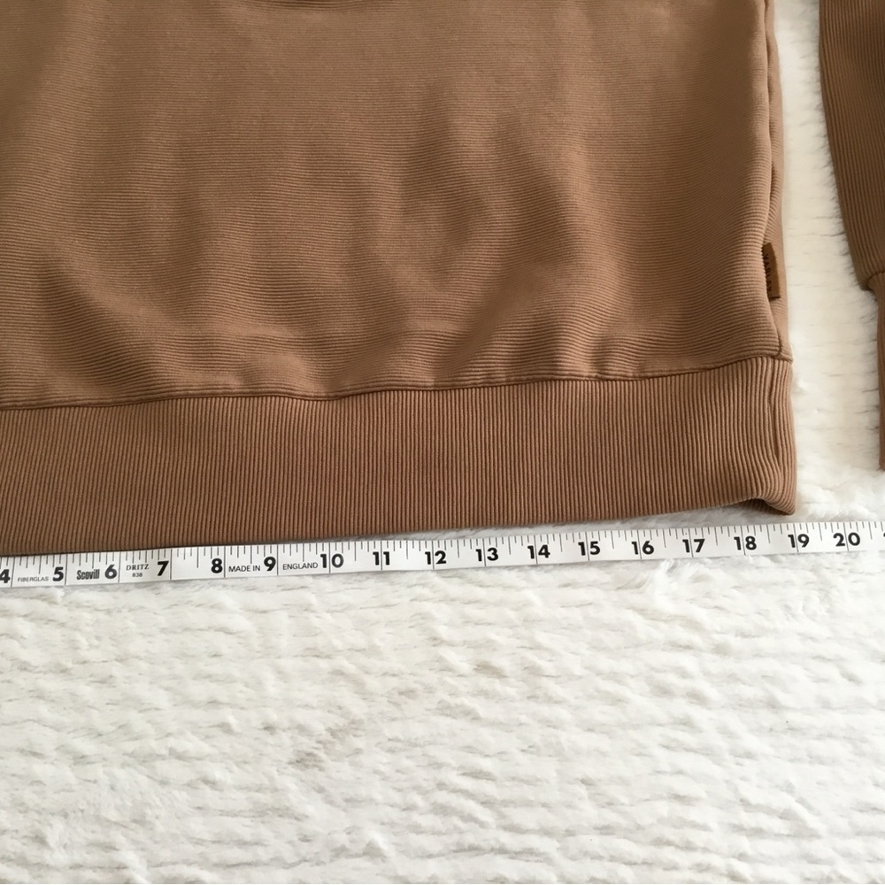 Varley Vine Pullover Sweatshirt Ribbed Ottoman in Rye size medium - Picture 6 of 10